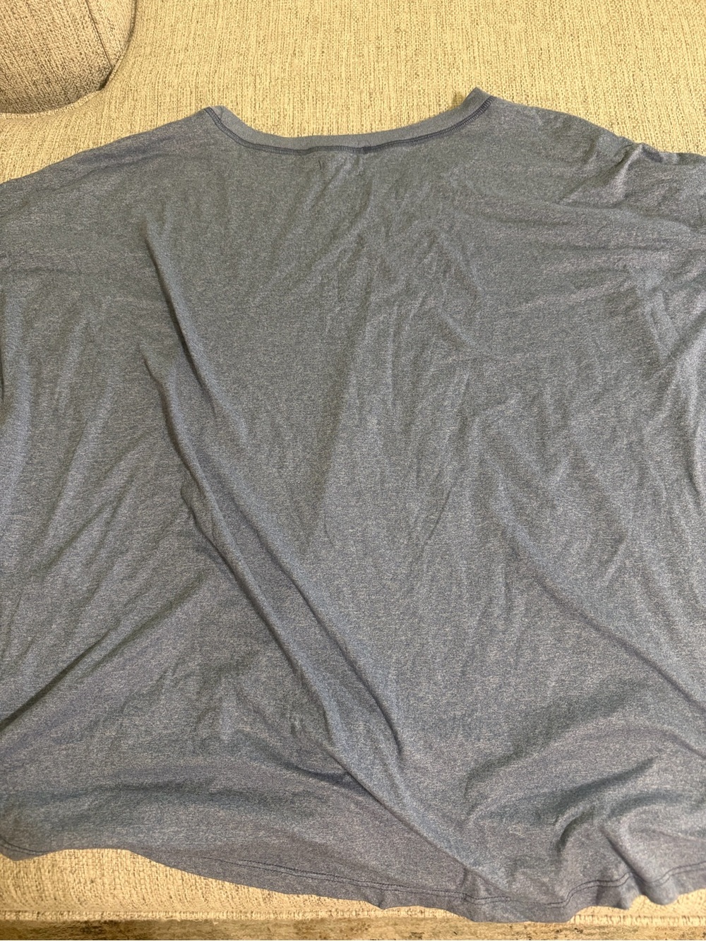 Maurices Blue Heather Tee Plus Size 4X Soft Short Sleeve Casual Basic Top - Picture 5 of 8